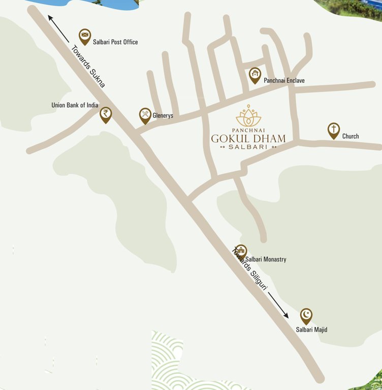  gokul dham Location Plan