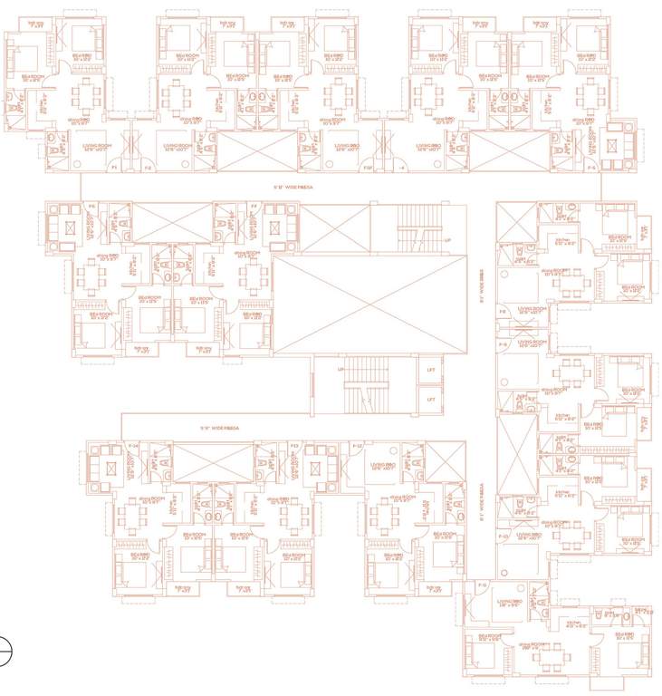  shangri la garden Shangri La Garden Cluster Plan from 1st to 4th Floor