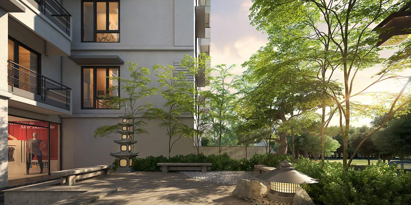  shangri la garden Landscape Garden and Tree Planting