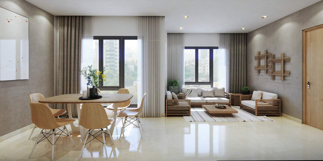  shangri la garden Living Area