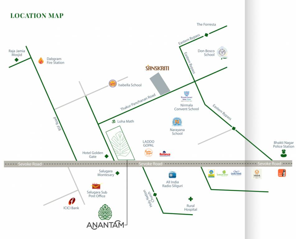  anantam Location Plan