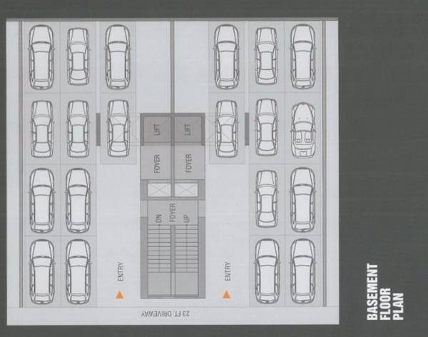 times-corporate-park Block A & B Basement 2 Cluster Plan