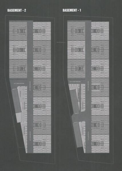  times-corporate-park Block A & B Basement Cluster Plan