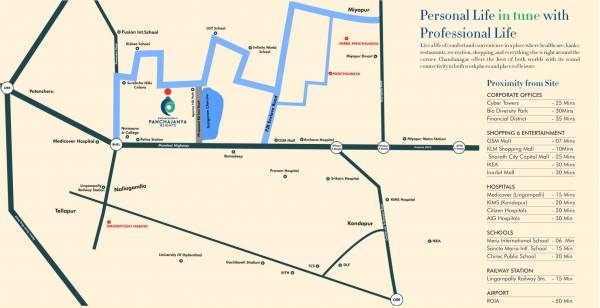  panchajanya-heights Location Plan
