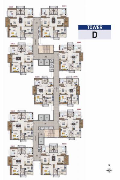  one-orion Block D Typical Cluster Plan