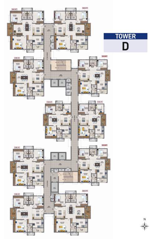  one orion Block D Typical Cluster Plan