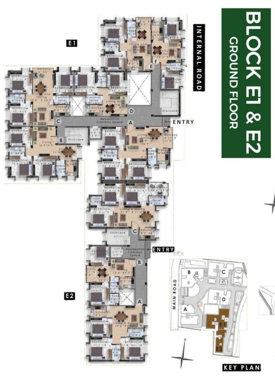  madhuban E1 And E2 Ground Cluster Plan
