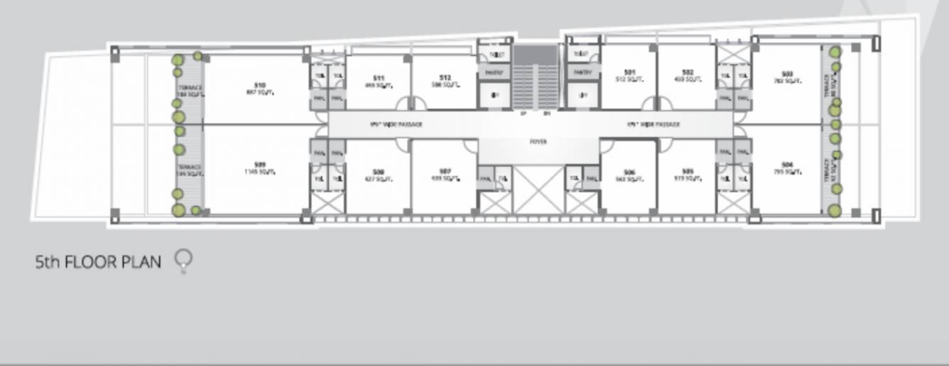  prime Prime Cluster Plan for 5th Floor