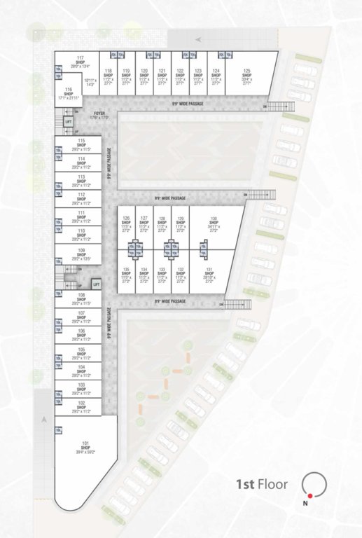 tangent Tangent Cluster Plan for 1st Floor