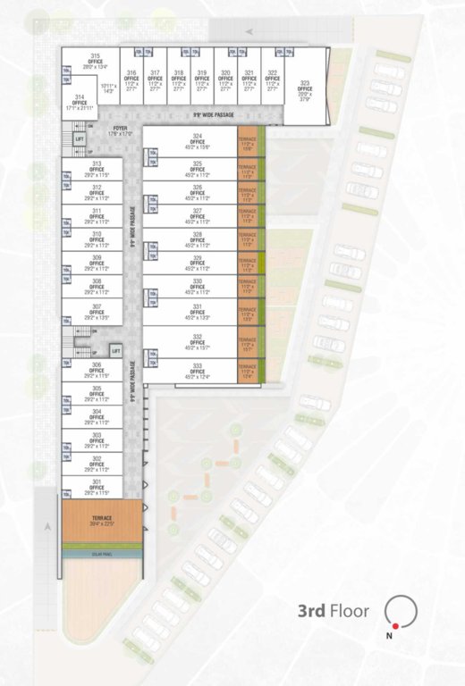  tangent Tangent Cluster Plan for 3rd Floor