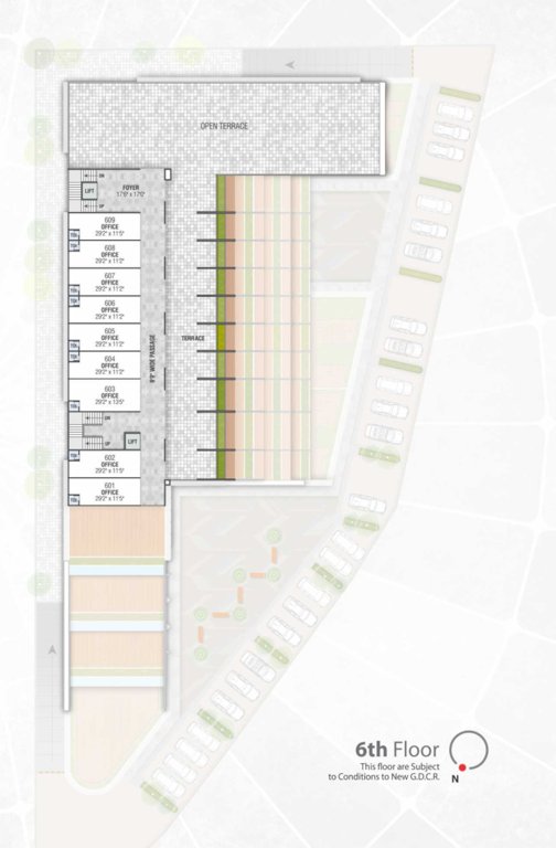 tangent Tangent Cluster Plan for 6th Floor
