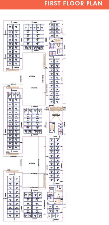  galleria Migsun Galleria Cluster Plan for 1st Floor