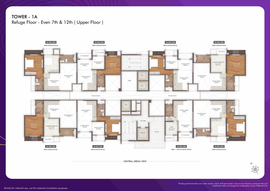 geras island of joy Tower 2 Cluster Plan