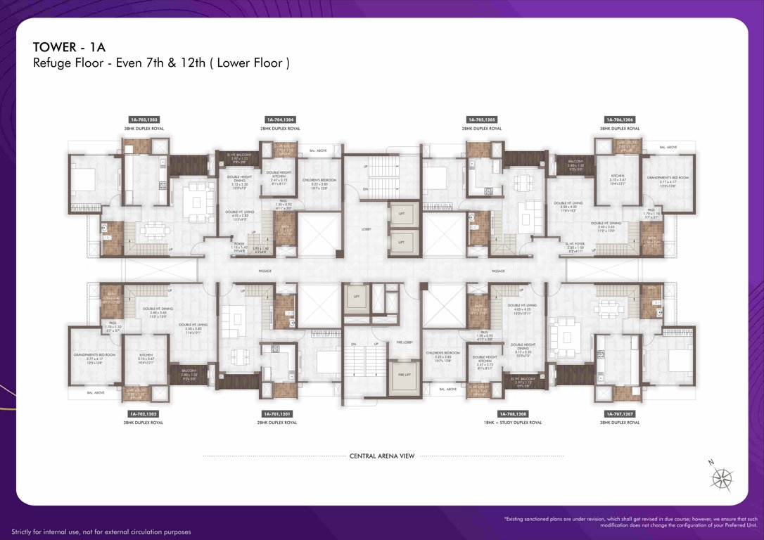 geras island of joy Tower 2 Cluster Plan