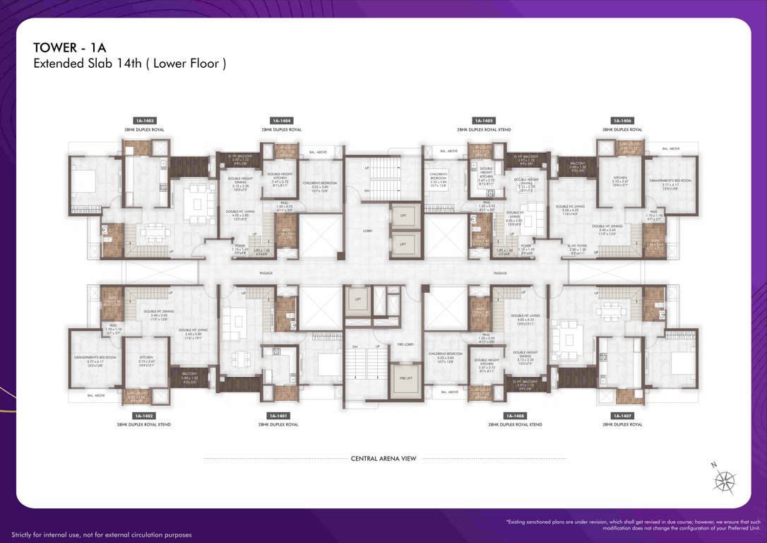 geras island of joy Tower 2 Cluster Plan