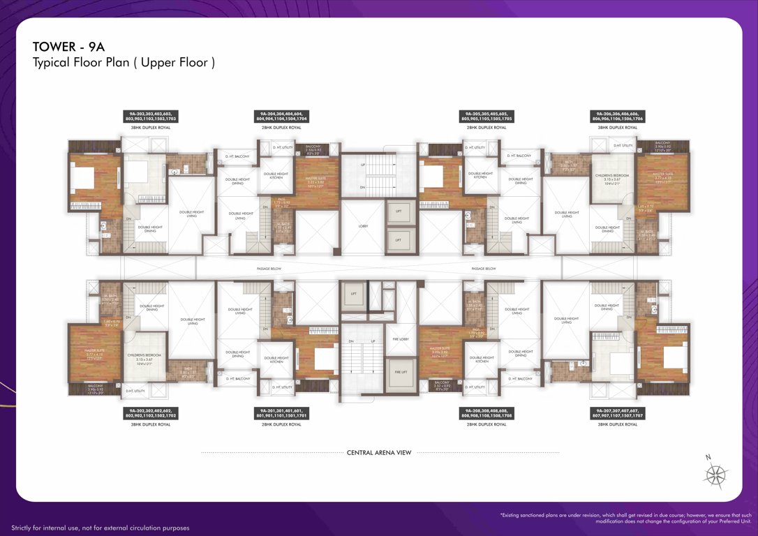 geras island of joy Tower 2 Cluster Plan
