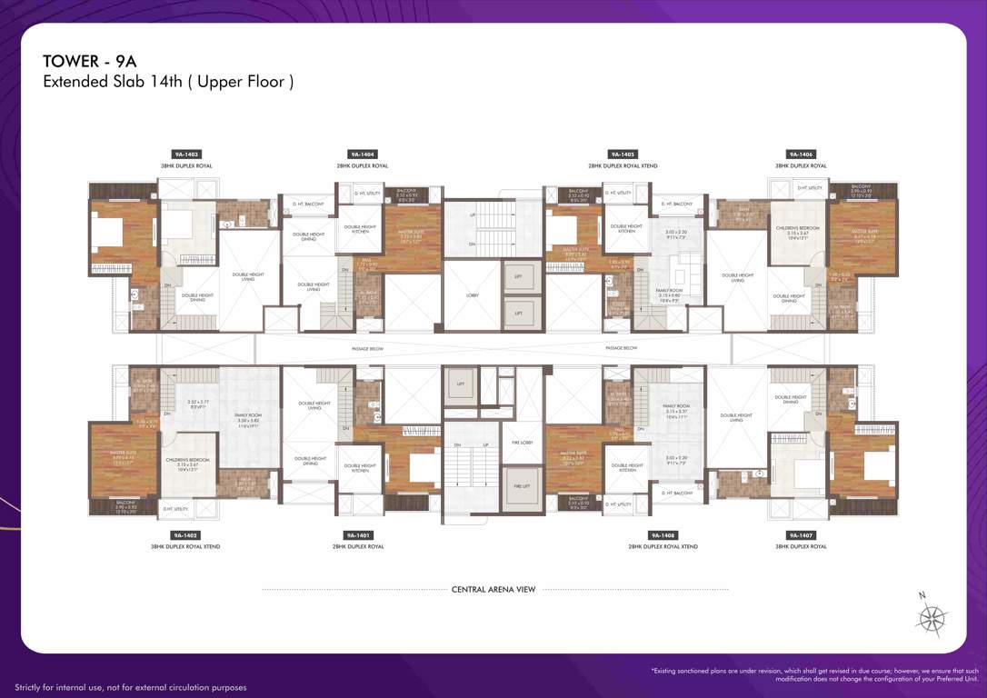 geras island of joy Tower 3 Cluster Plan