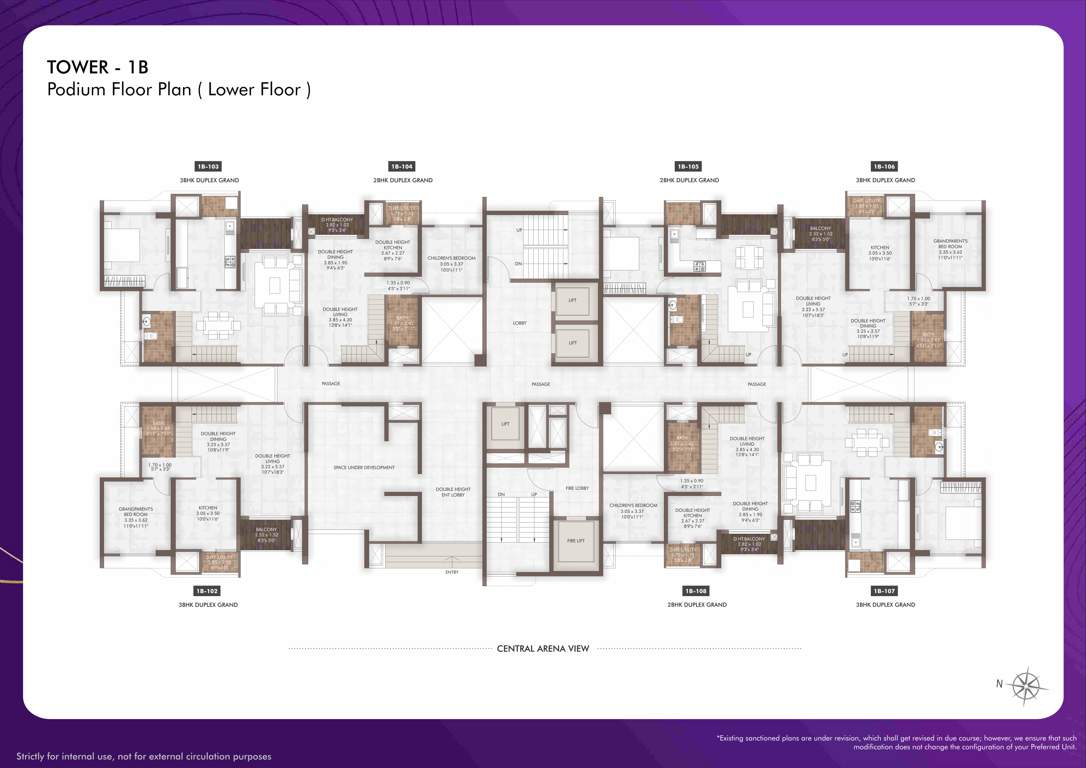 geras island of joy Tower 3 Cluster Plan