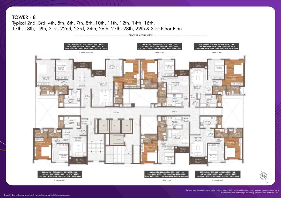 geras island of joy Tower 3 Cluster Plan