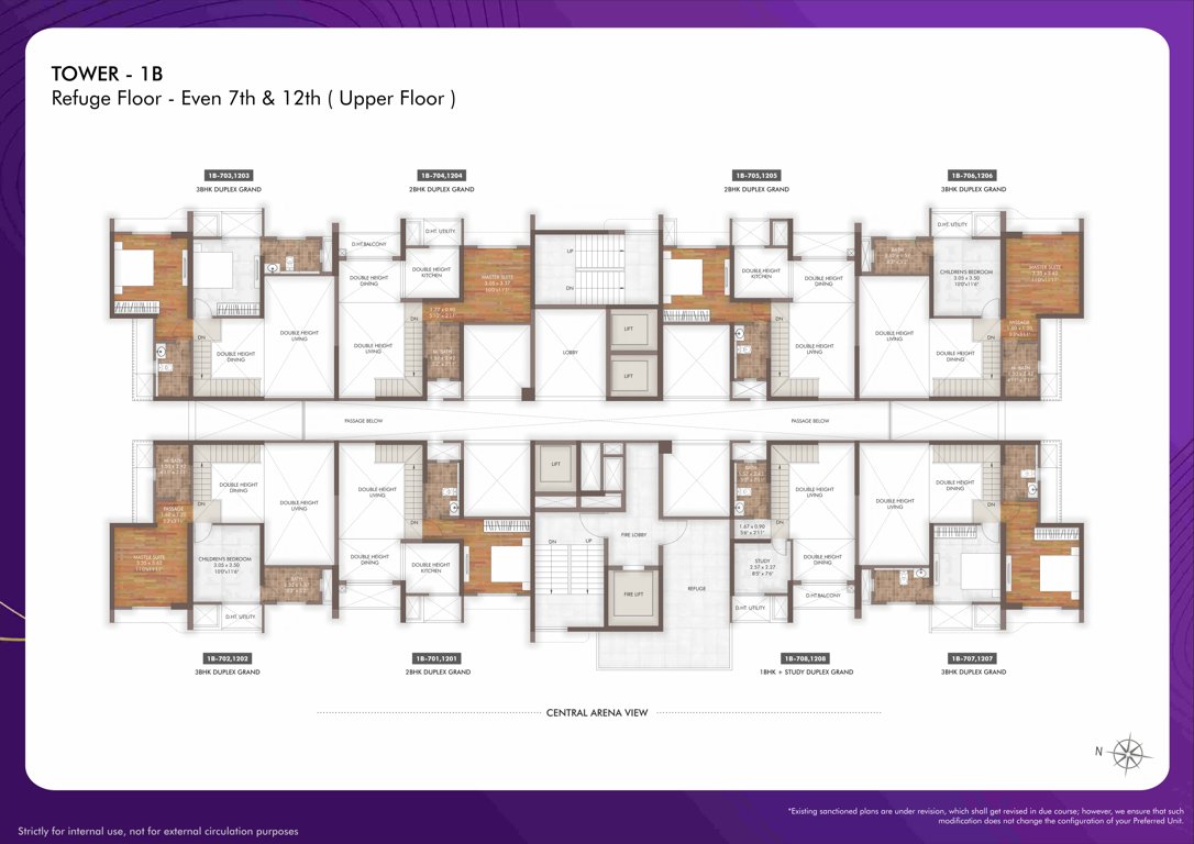 geras island of joy Tower 4 Cluster Plan