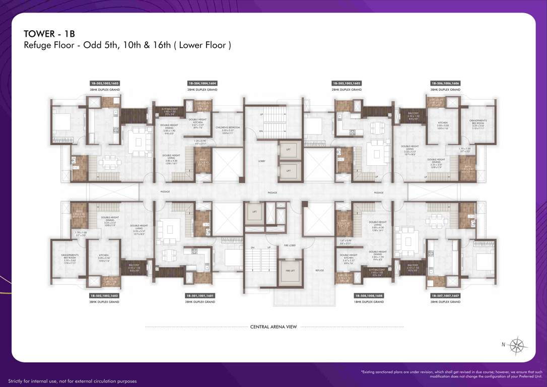 geras island of joy Tower 4 Cluster Plan