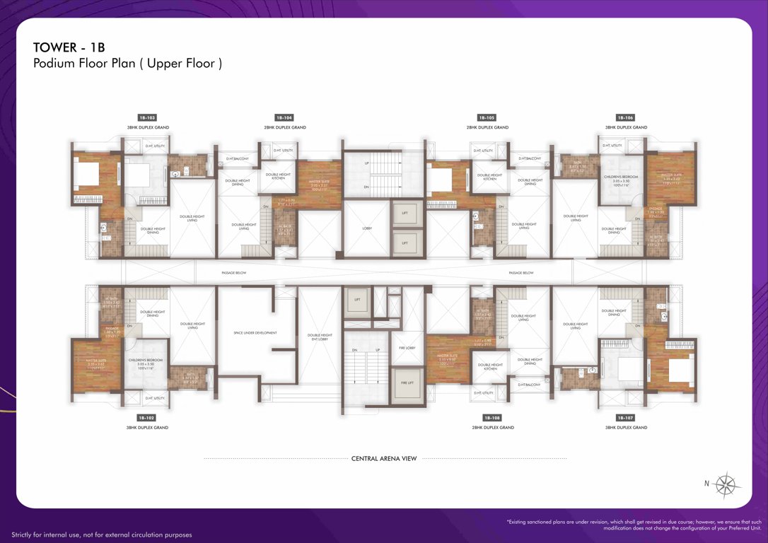 geras island of joy Tower 4 Cluster Plan