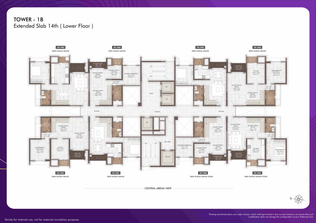 geras island of joy Tower 4 Cluster Plan