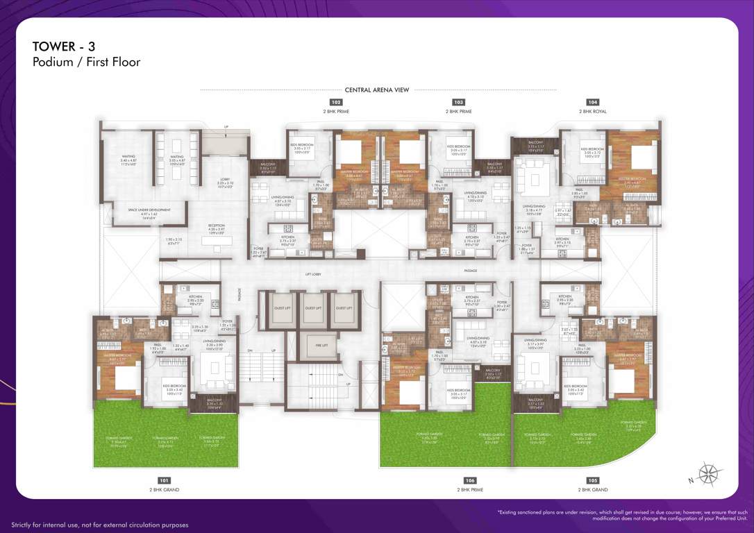 geras island of joy Tower 5 Cluster Plan