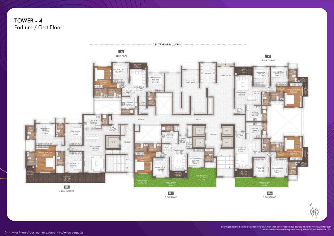 geras island of joy Tower 6 Cluster Plan