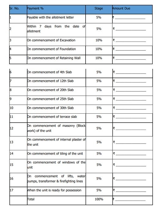 geras-island-of-joy Construction Linked Payment (CLP) Payment Plan
