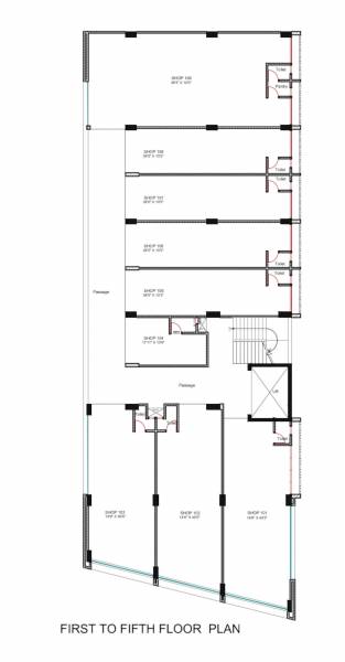  silver-point Silver Point Cluster Plan from 1st to 5th Floor