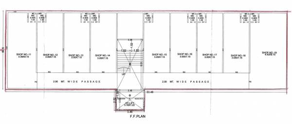  sahjanand-complex Sahjanand Complex Cluster Plan for 1st Floor