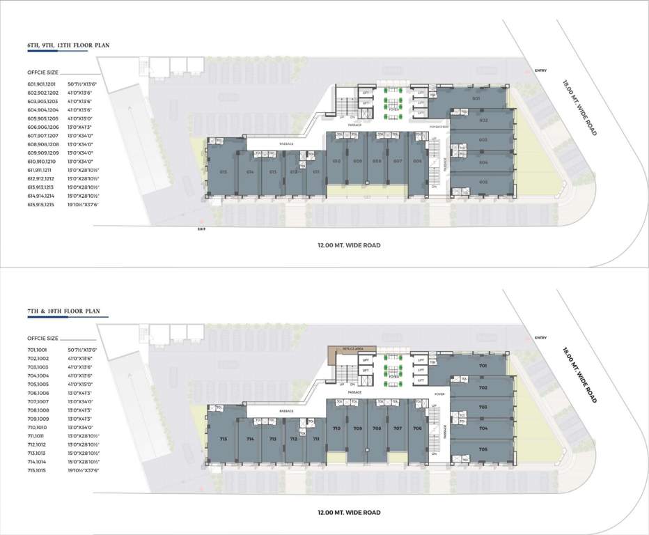  magnum Elite Magnum Cluster Plan from 6th, 7th, 9th , 10th, 12th Floor