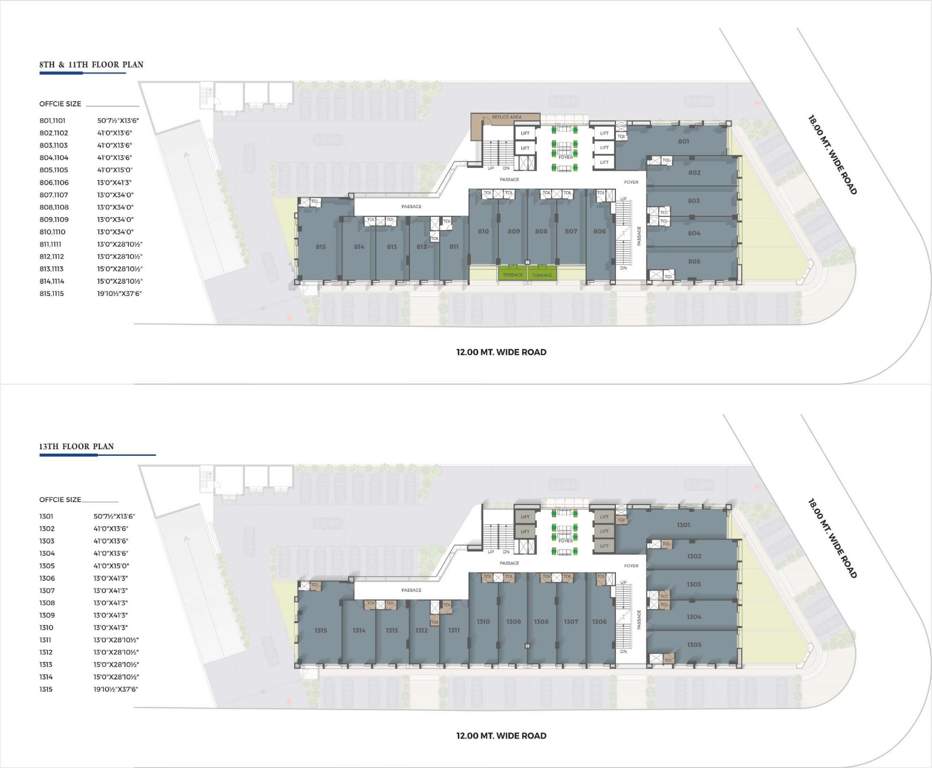  magnum Elite Magnum Cluster Plan from 8th, 11th And13th Floor