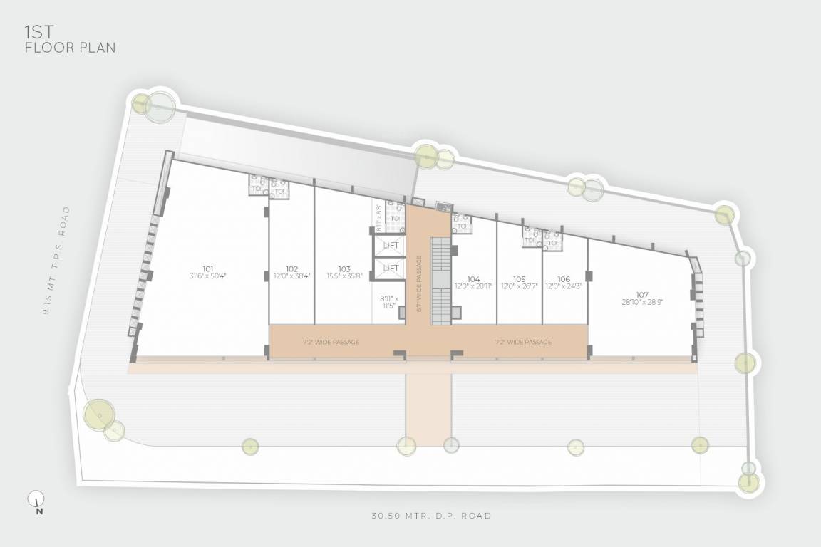 priviera Priviera Cluster Plan for 1st Floor