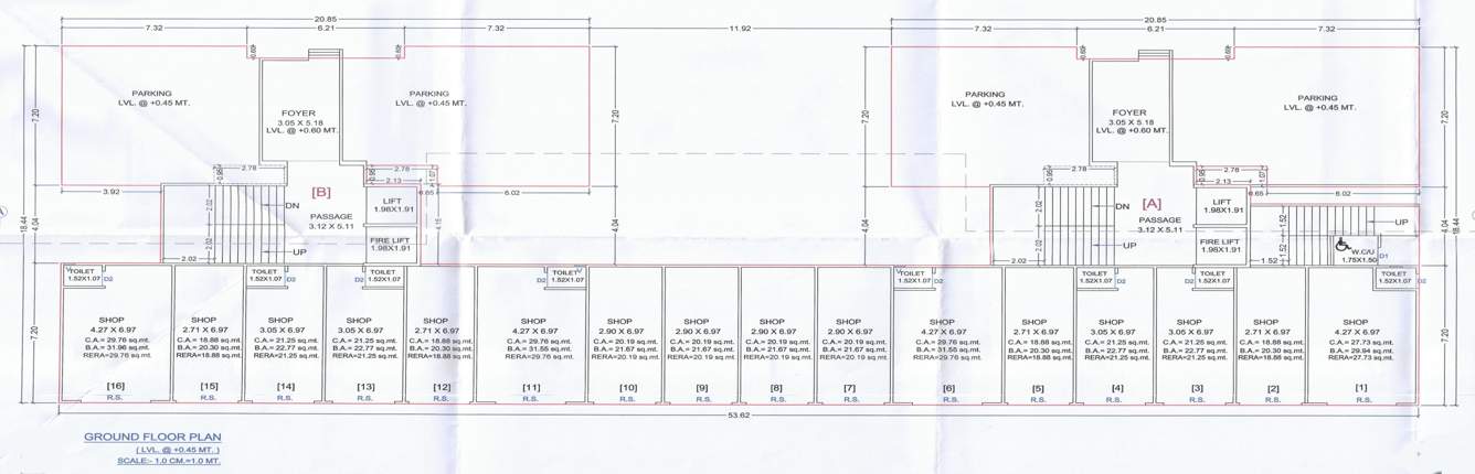  luxuria A  And B Ground Cluster Plan
