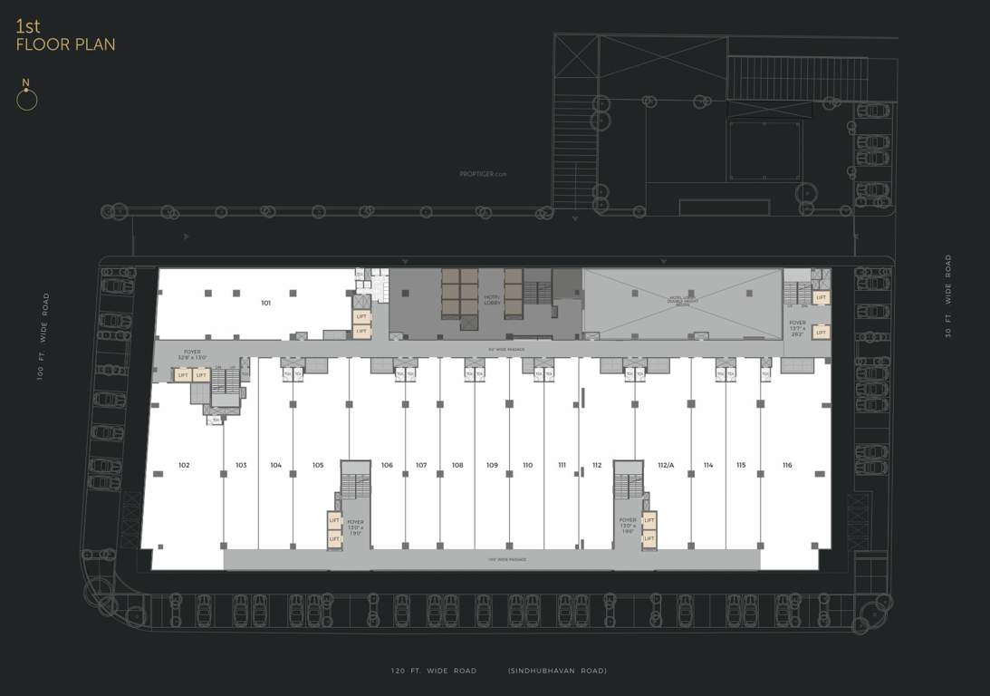  times square grand Times Square Grand Cluster Plan for 1st Floor