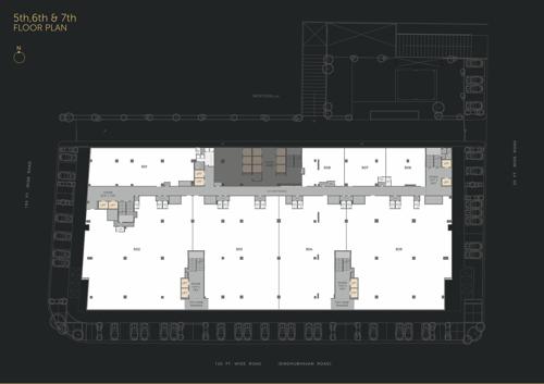  times-square-grand Times Square Grand Cluster Plan from 5th to 7th Floor