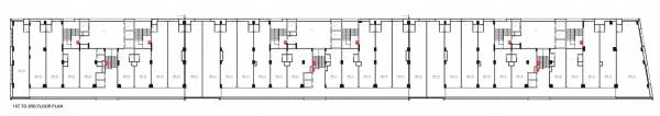  trinity Block A,B & C Cluster Plan from 1st to 3rd Floor