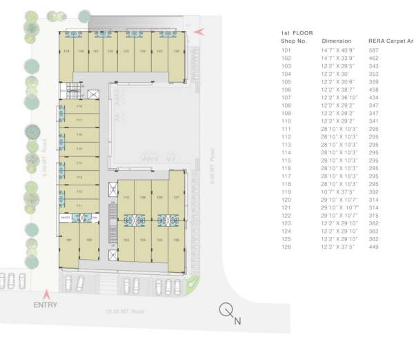  hub Hub Cluster Plan for 1st Floor