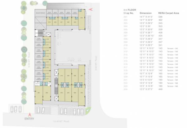  hub Hub Cluster Plan for 3rd Floor