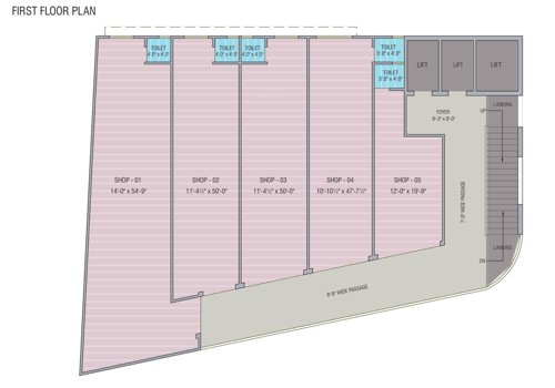  business-square Business Square Cluster Plan for 1st Floor