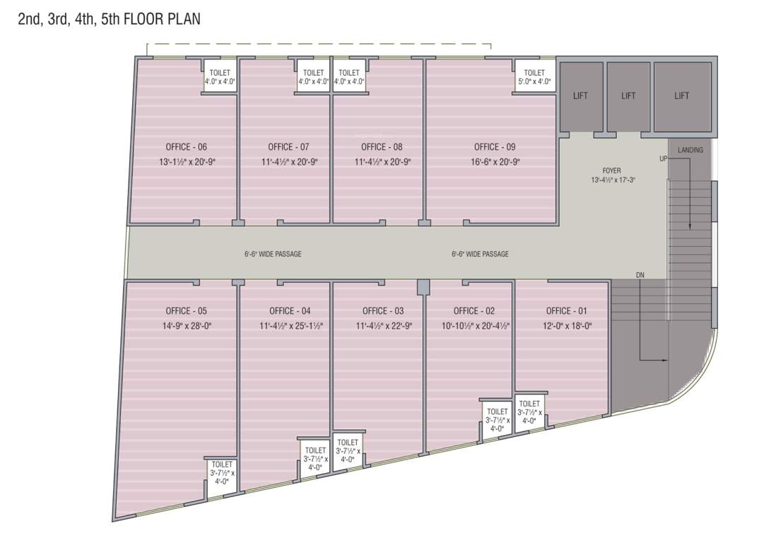 business square Business Square Cluster Plan from 2nd to 5th Floor