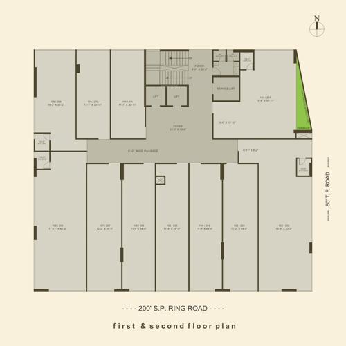  prominence Prominence Cluster Plan from 1st to 2nd Floor