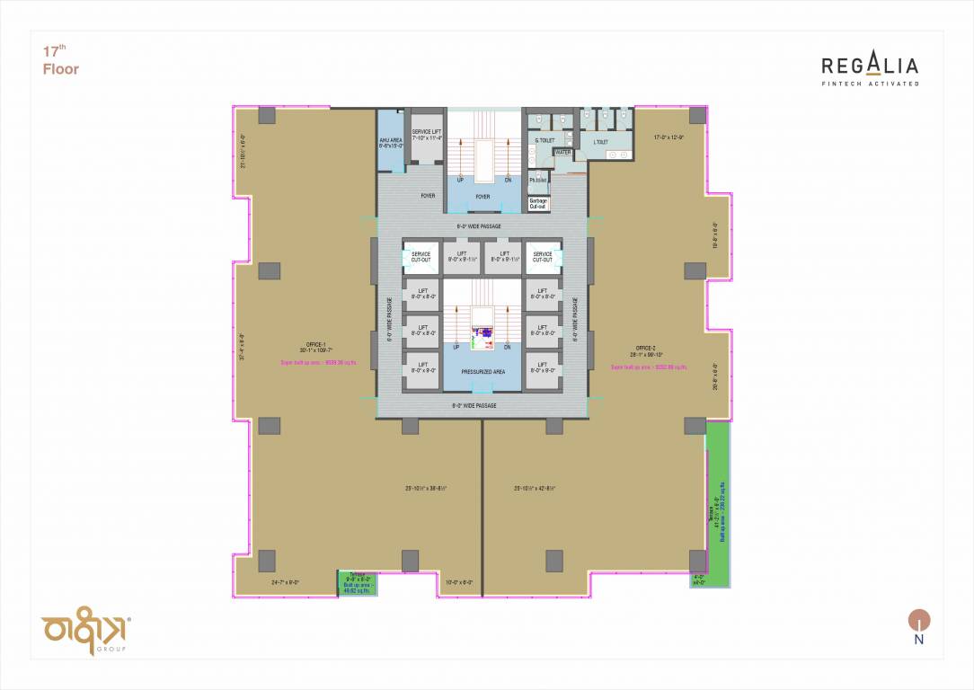 regalia Regalia Cluster Plan for 17th Floor