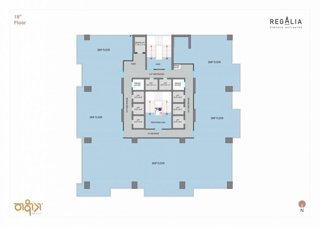 regalia Regalia Cluster Plan for 18th Floor