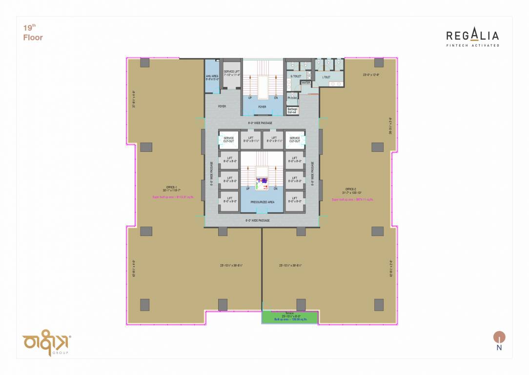 regalia Regalia Cluster Plan for 19th Floor