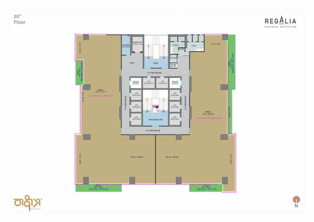 regalia Regalia Cluster Plan for 20th Floor