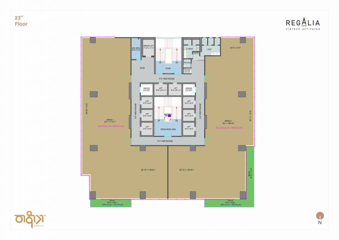 regalia Regalia Cluster Plan for 23th Floor