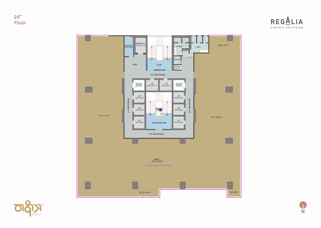 regalia Regalia Cluster Plan for 24th Floor